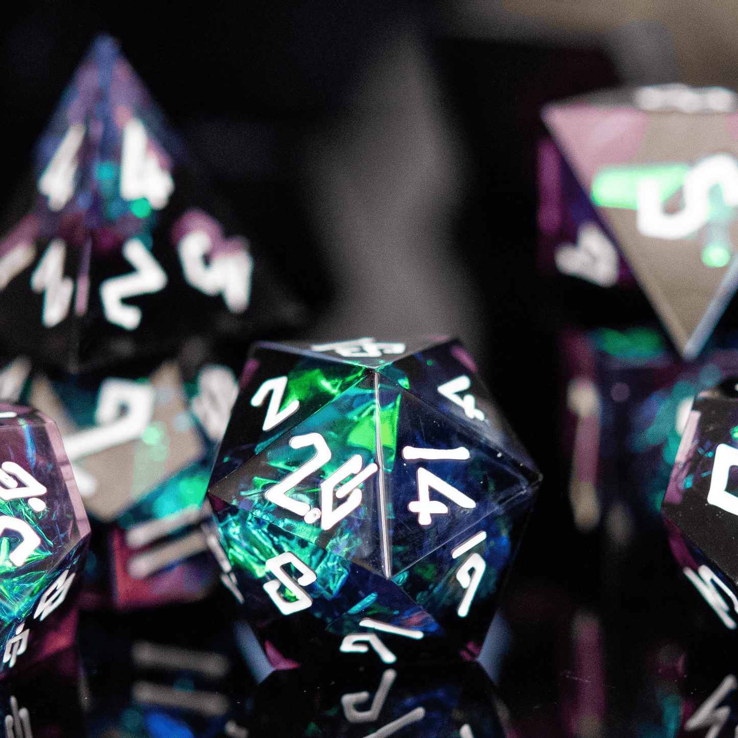 Incantation Sharp-Edged Resin Dice Set 'PRE-ORDER | SPRING EVENT DEAL' - 