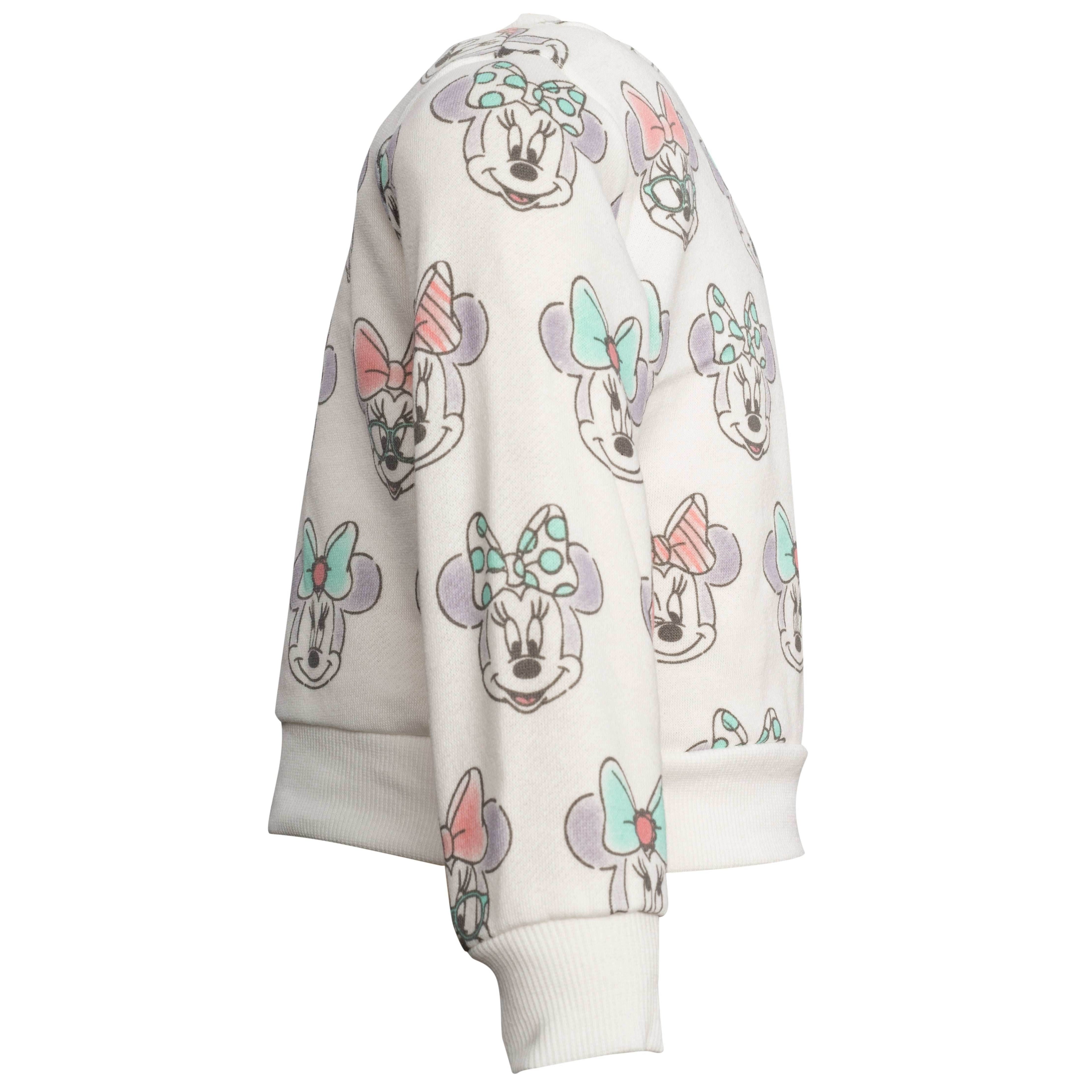 Mad Engine Minnie Mouse All Over Heads Sweatshirt for Babies - 12 Months