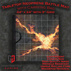 Infernal Steppes - Neoprene Battle Mat - Warhammer, AoS, 40K, Kill Team, MCP, Shatterpoint, Legion, Deadzone, More - 