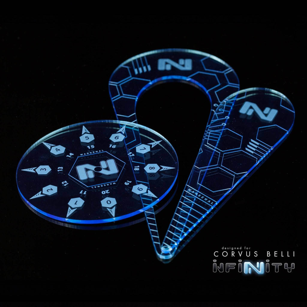 Infinity Template Pack - Fluorescent Blue / Hollow