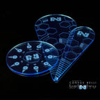 Infinity Template Pack - Fluorescent Blue / Solid