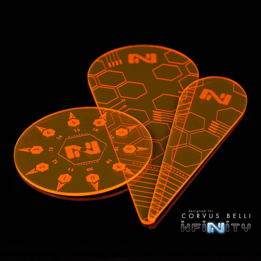 Infinity Template Pack - Fluorescent Orange / Solid