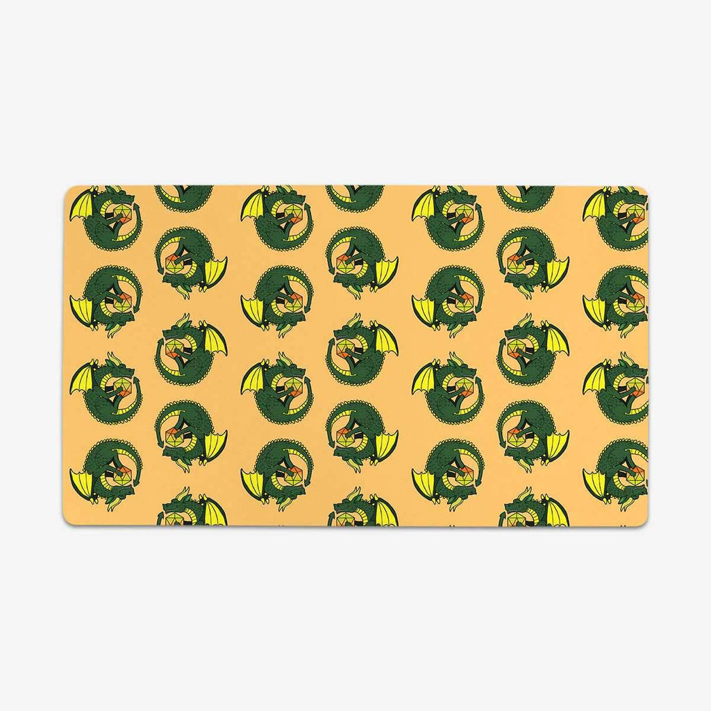 20 Sided Dragon Playmat - Standard Playmat / Plain