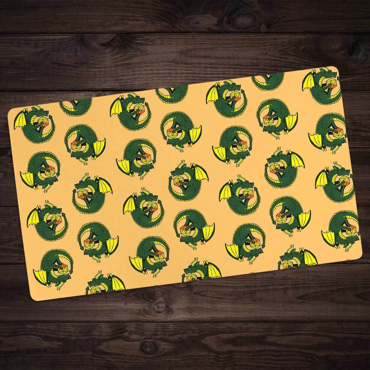 20 Sided Dragon Playmat - Standard Playmat / Plain