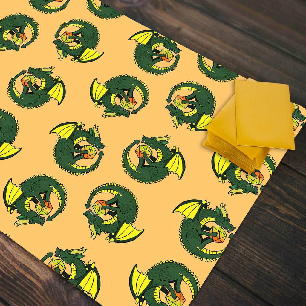 20 Sided Dragon Playmat - Standard Playmat / Plain