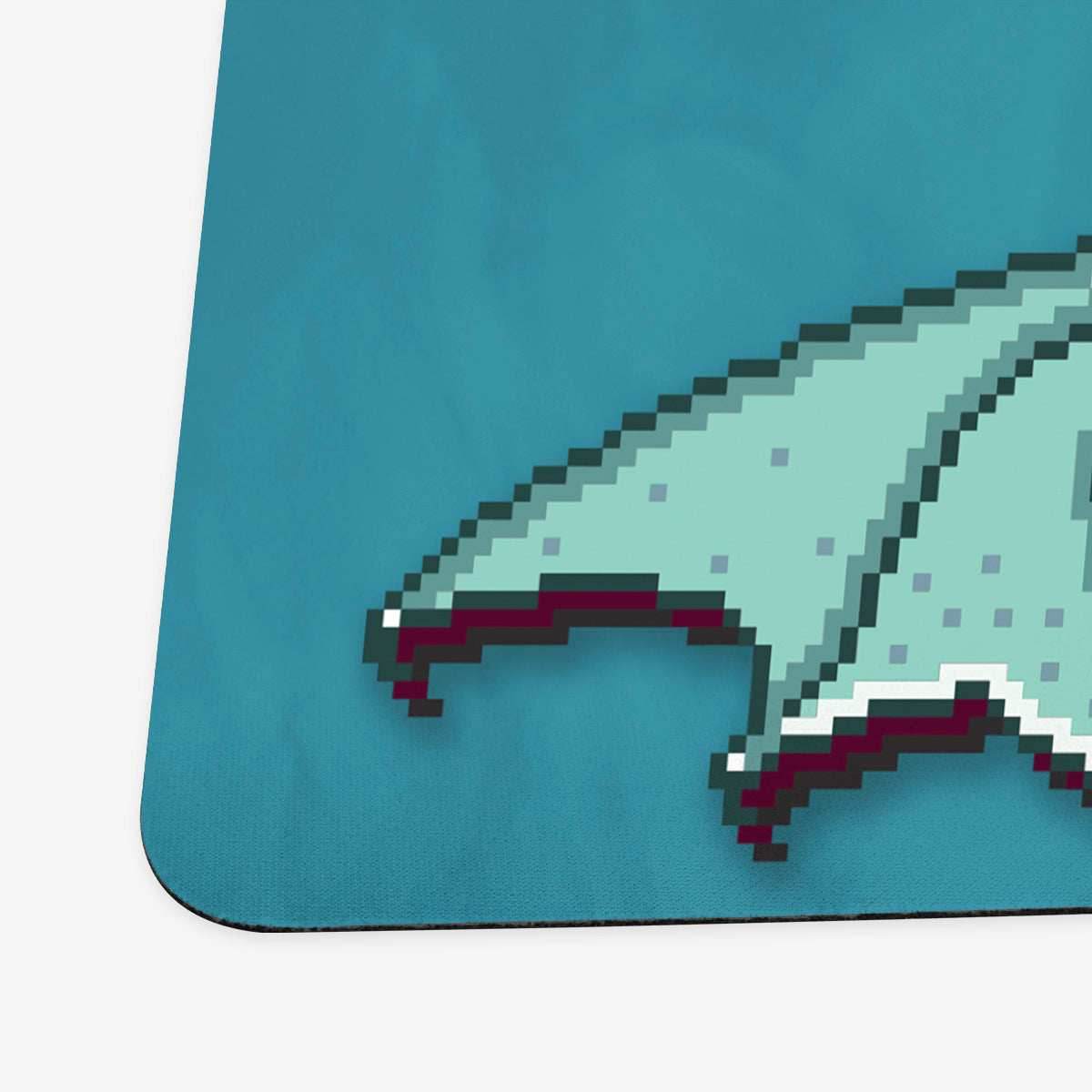 Pixel Dragon Playmat - Standard Playmat / Blue / Plain