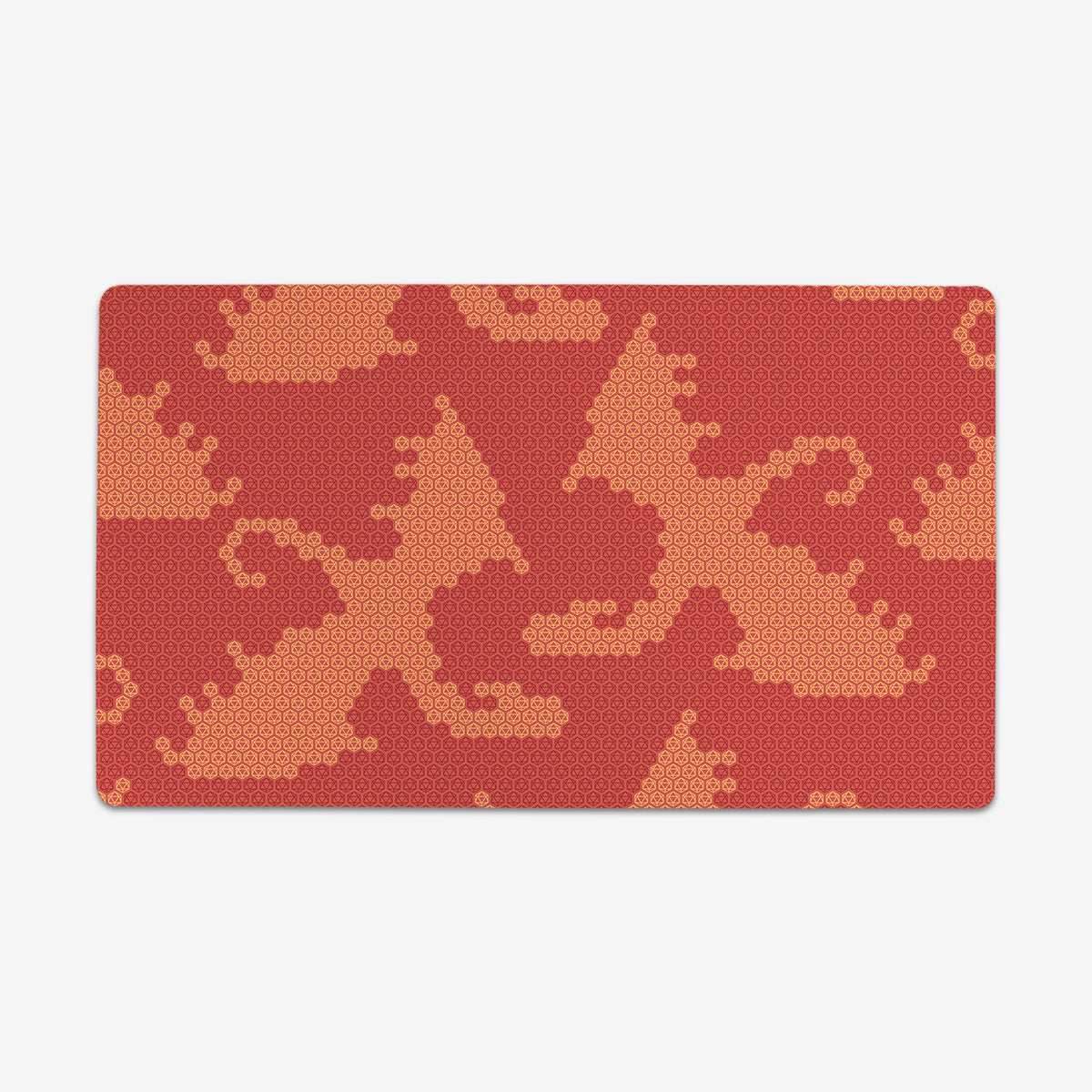 Roll For Dragon Playmat - Standard Playmat / Red / Plain