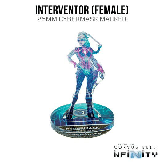 Infinity 3D Markers: Interventor, Female (25mm Cybermask) - A