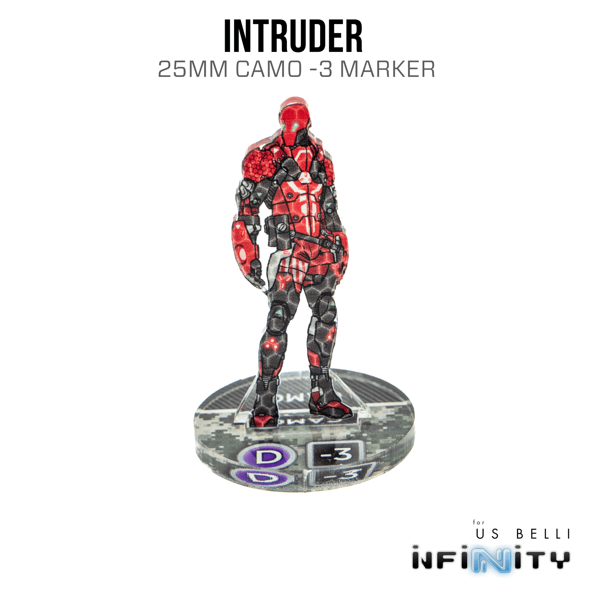 Infinity 3D Markers: Intruder, Male (25mm Camo -3) - Camo -3 / A