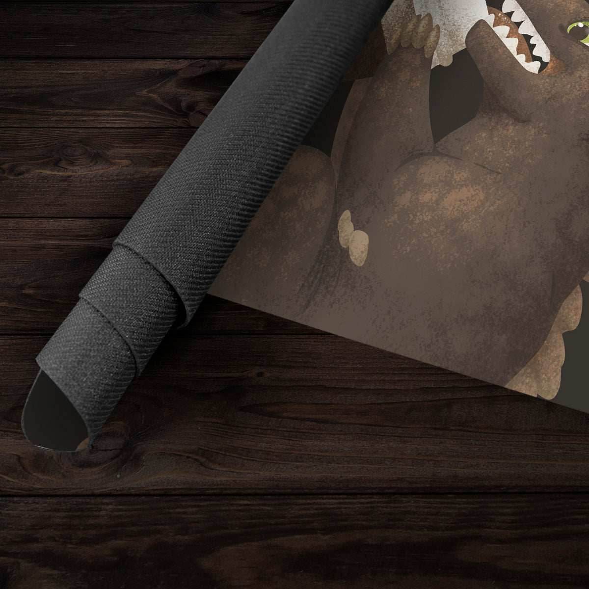 Coffee Guzzler Dragon Playmat - Standard Playmat / Plain