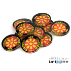 Full Color Infinity Faction Markers, 25mm (Bag of 10) - Invincible Army / 25mm