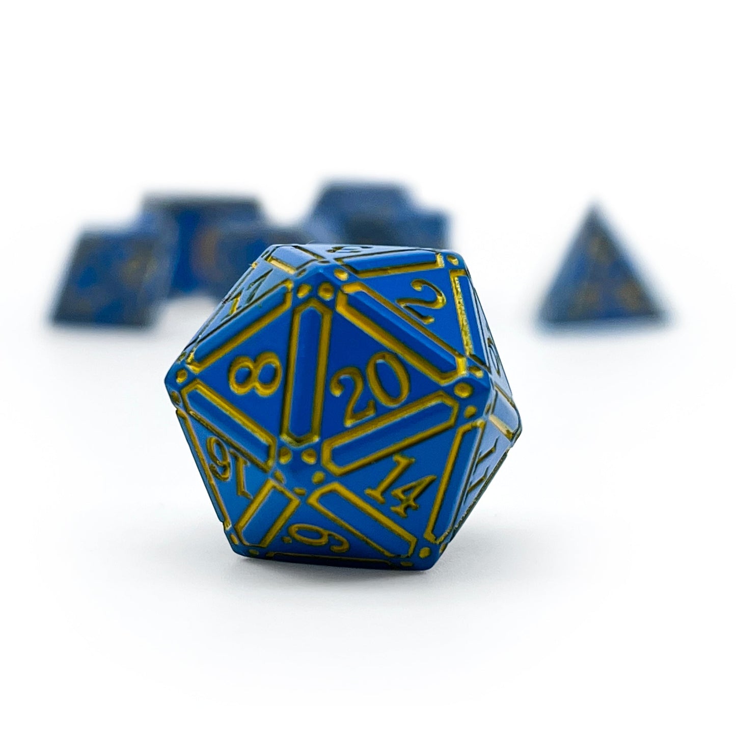 Ironworks - Dweller 7 Piece RPG set Alloy Metal Dice