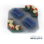 Island Packs - Angled Planter Island