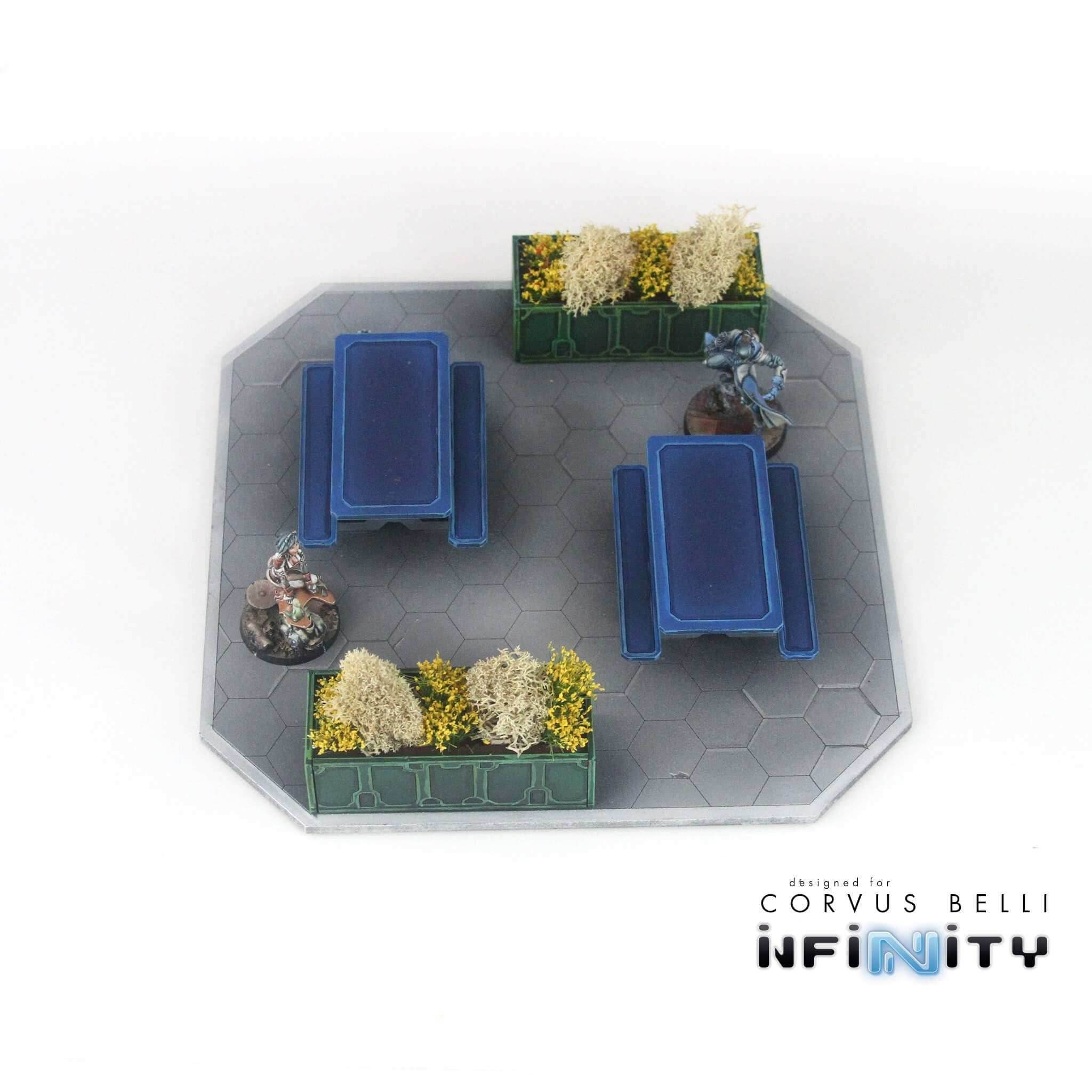 Island Packs - Square Planter Island