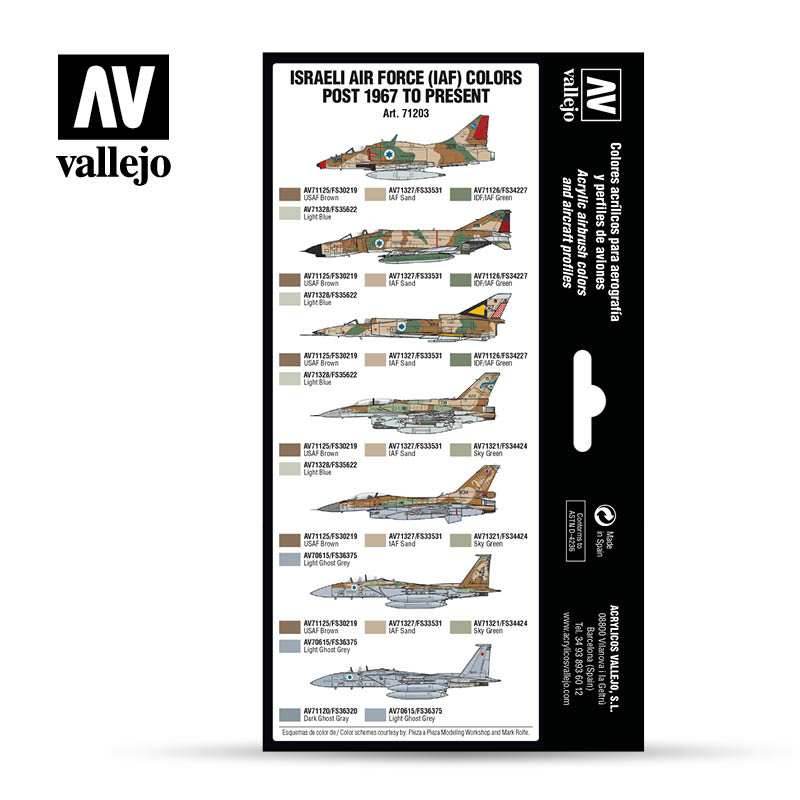 Model Air Set: Israeli Air Force Colors Post 1967 to Present - 