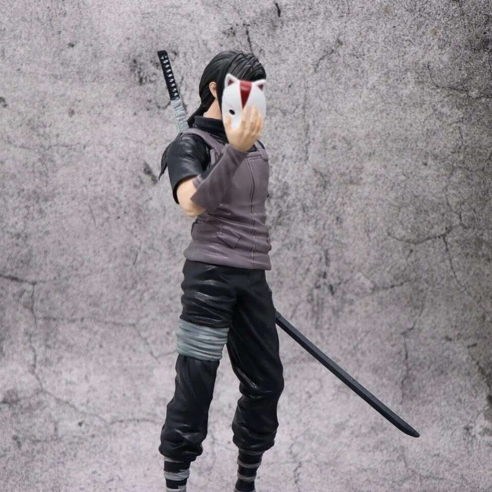 Itachi Uchiha Anime Figure, Mangekyo Sharingan Naruto Shippuden Figurine, 11 in