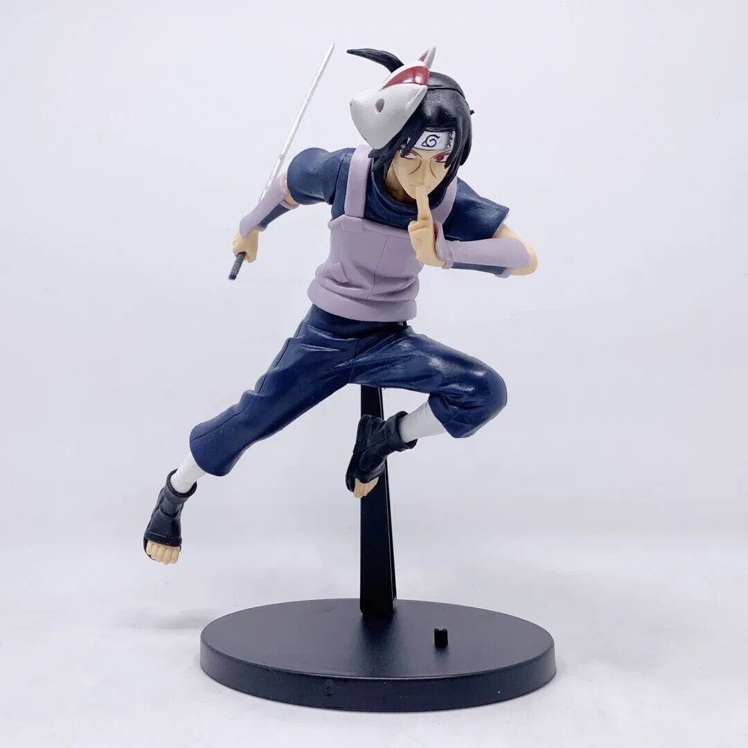 Itachi Uchiha Figurines, Teen Anbu Captain Black Ops Fighting Naruto Figure