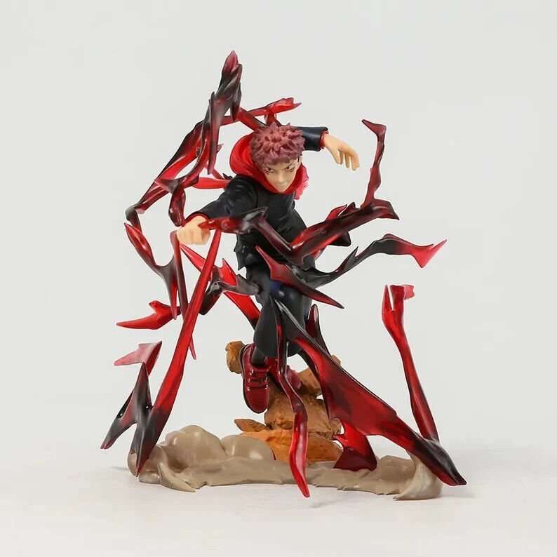 Itadori Yuji Anime Figurine, Jujutsu Kaisen PVC Figure JJK Statue Collectible Gifts for Friends and Family 19cm/7.5in