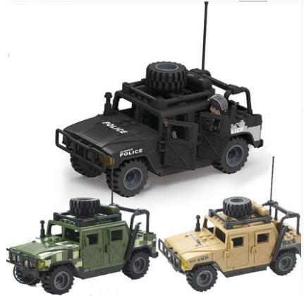 Desert Humvee - Mil-Blox