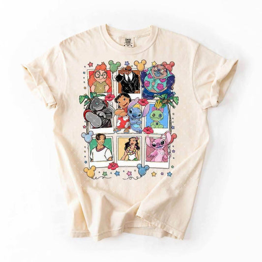 Alien Polaroid Graphic Tee - S