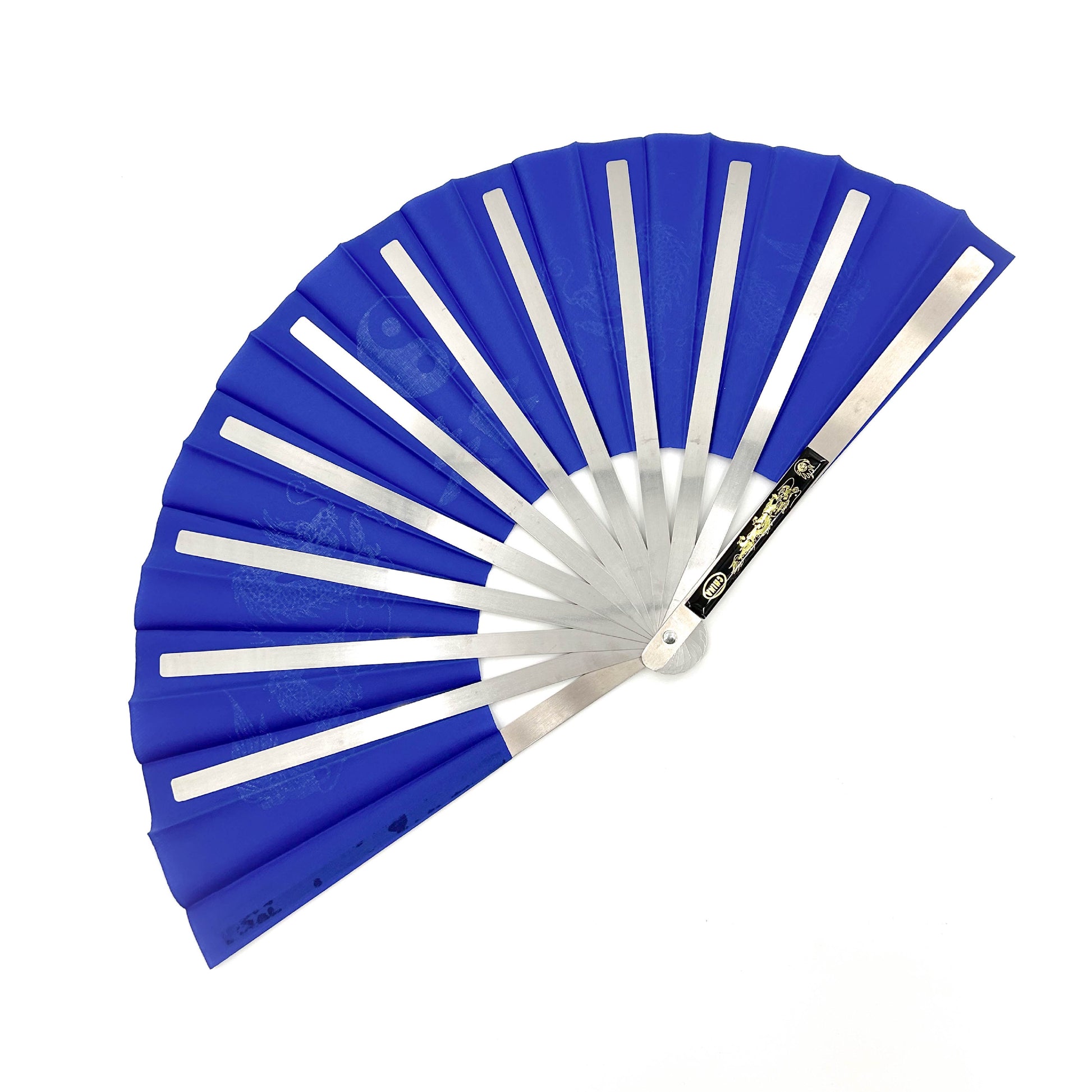 Japanese Tessen-Jutsu Iron Fan Tai Chi Blue-1