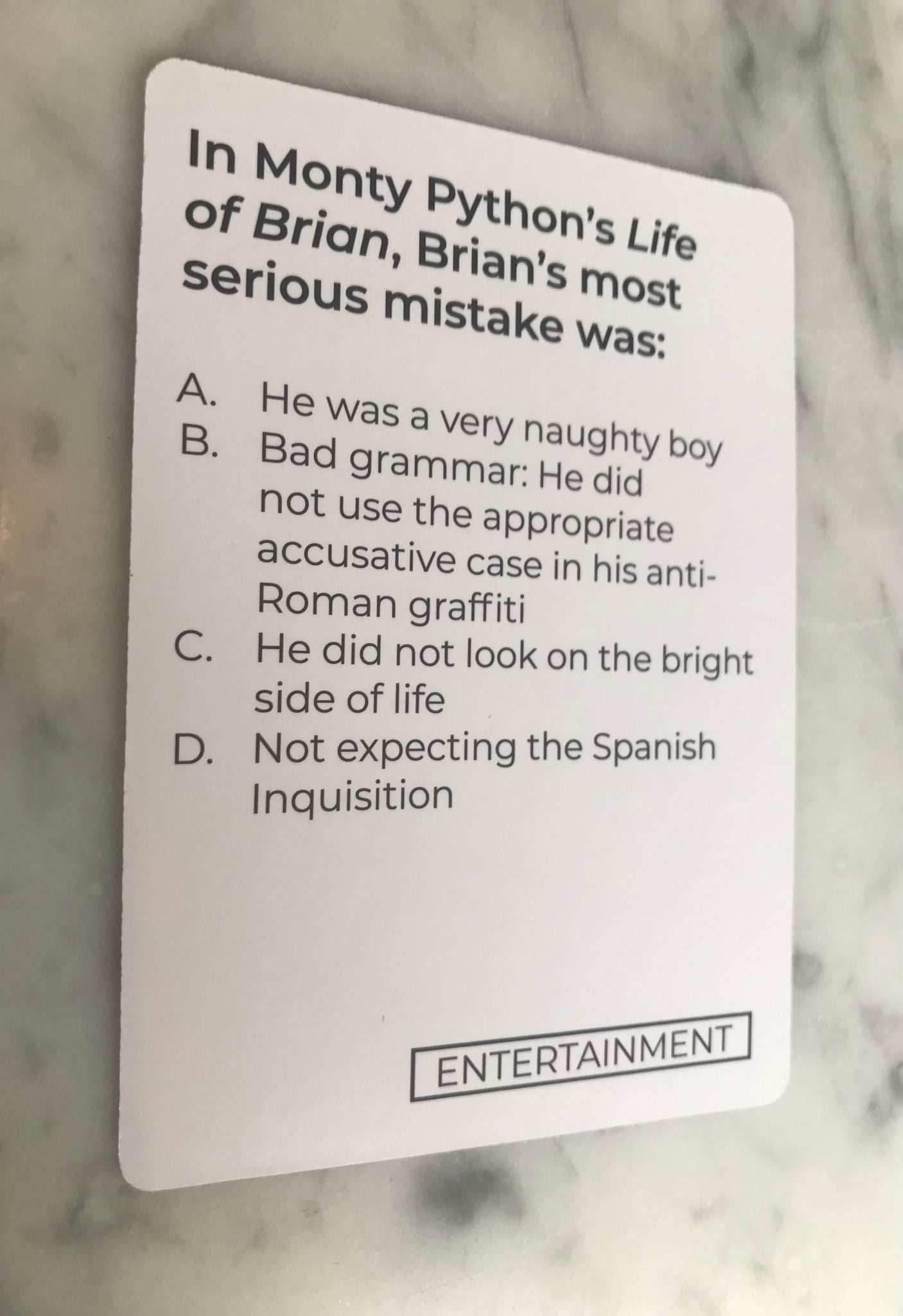 Jewish Card Revoked - 