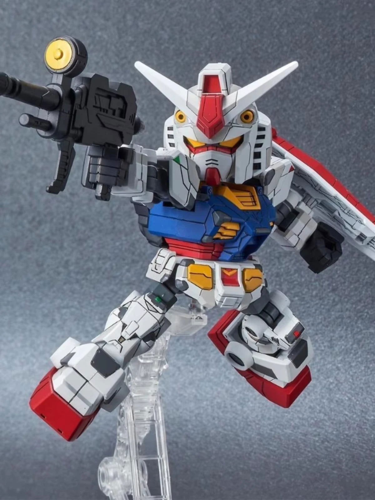 JMS SDCS RX-78F00 Gundam Assembly Model Kit, Mobile Suit Gundam Anime Action Figures Movable Joints Collectible Robot Mecha Kits