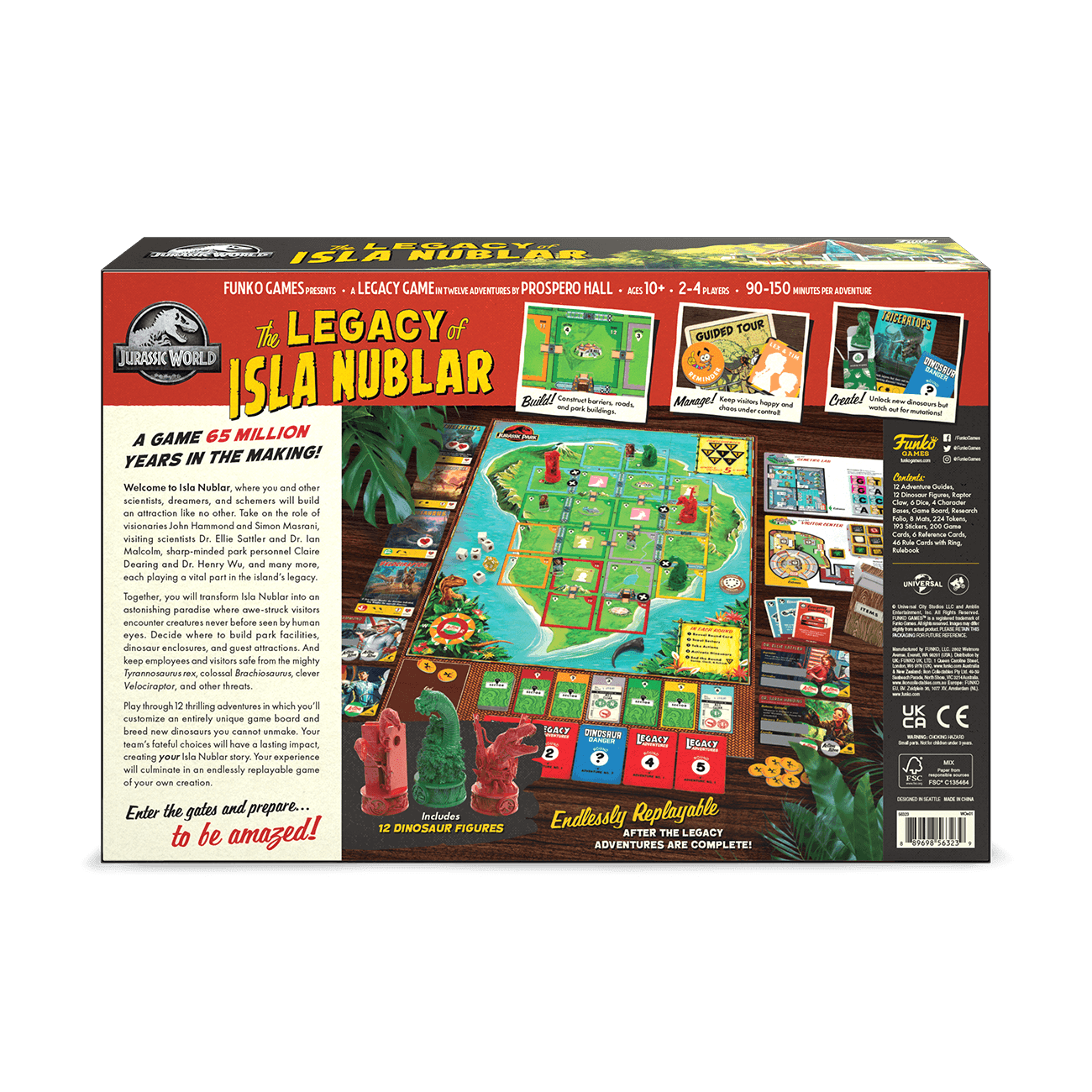 Jurassic World: Legacy of Isla Nublar Kickstarter Edition - 