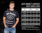 Jack Daniel's Whiskey Old No. 7 Tennessee Label  T-shirt