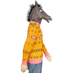 Replica Horse Man Sweater and Jack Halloween Costume Cosplay Mask - Blue / S