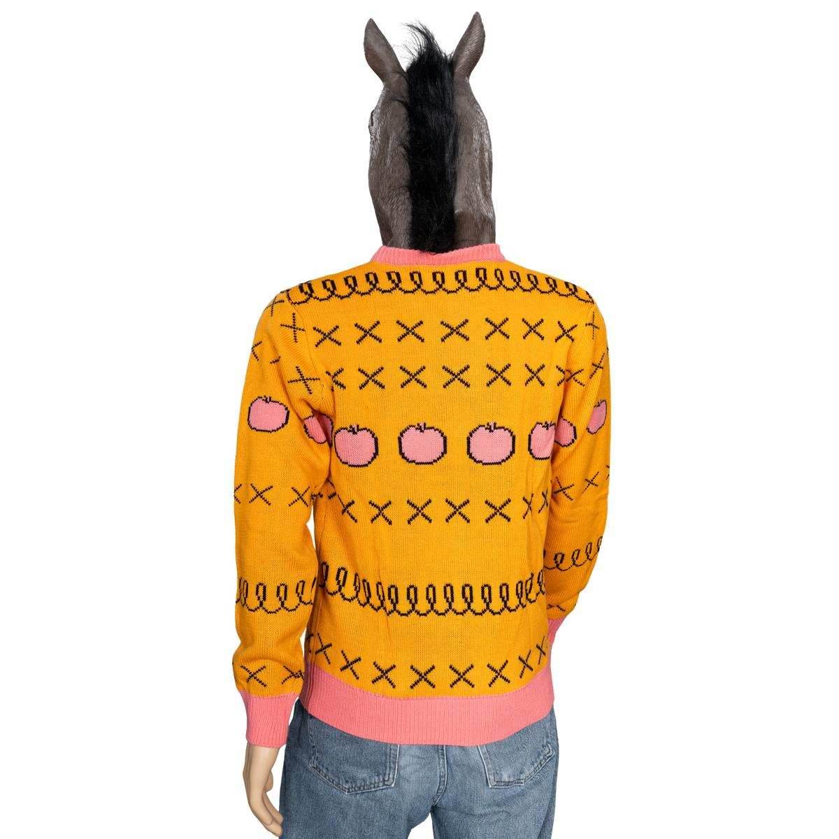 Replica Horse Man Sweater and Jack Halloween Costume Cosplay Mask - Blue / S