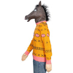 Replica Horse Man Sweater and Jack Halloween Costume Cosplay Mask - Blue / S