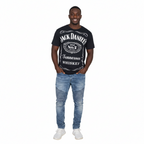Jack Daniel's Whiskey Old No. 7 Tennessee Label  T-shirt