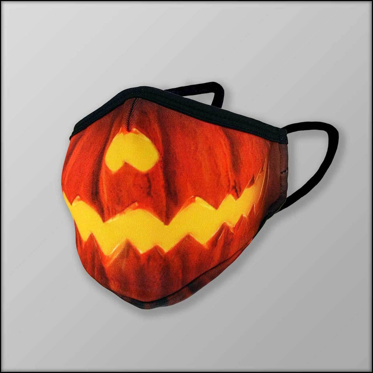 INKnBURN Jack-o'-lantern 3-Layer Face Mask - 