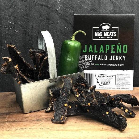 Jalapeno Buffalo Jerky - 1/4 lb (4 oz)