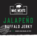 Jalapeno Buffalo Jerky - 1/4 lb (4 oz)