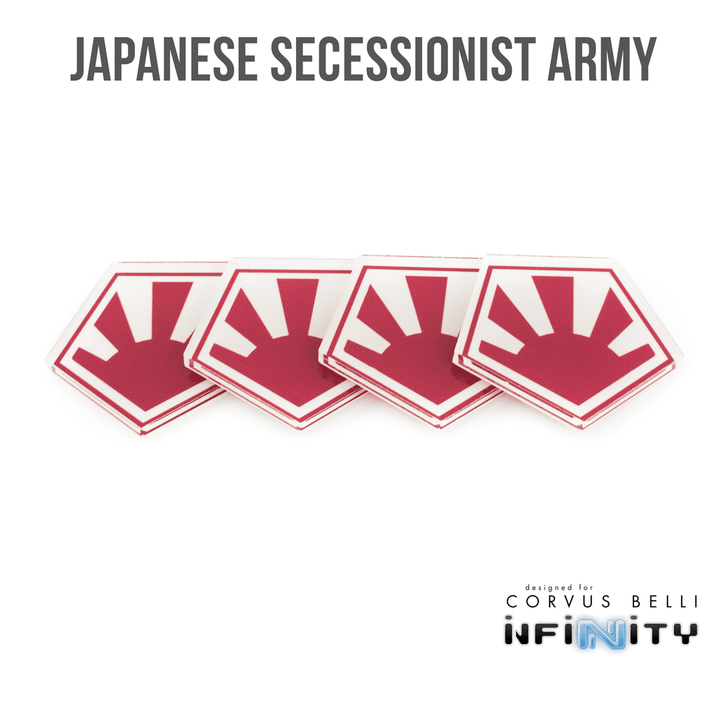 Infinity Faction Command Tokens - Japanese Secessionist Army (OLD)