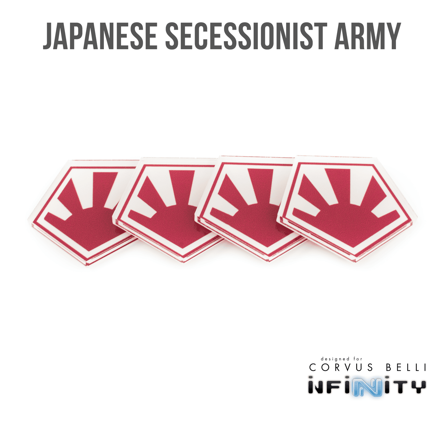 Infinity Faction Command Tokens - Japanese Secessionist Army (OLD)