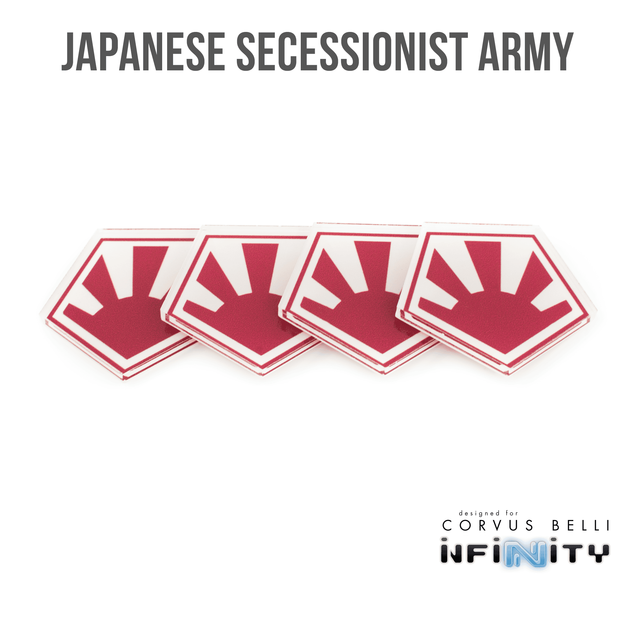 Infinity Faction Command Tokens - Japanese Secessionist Army (OLD)