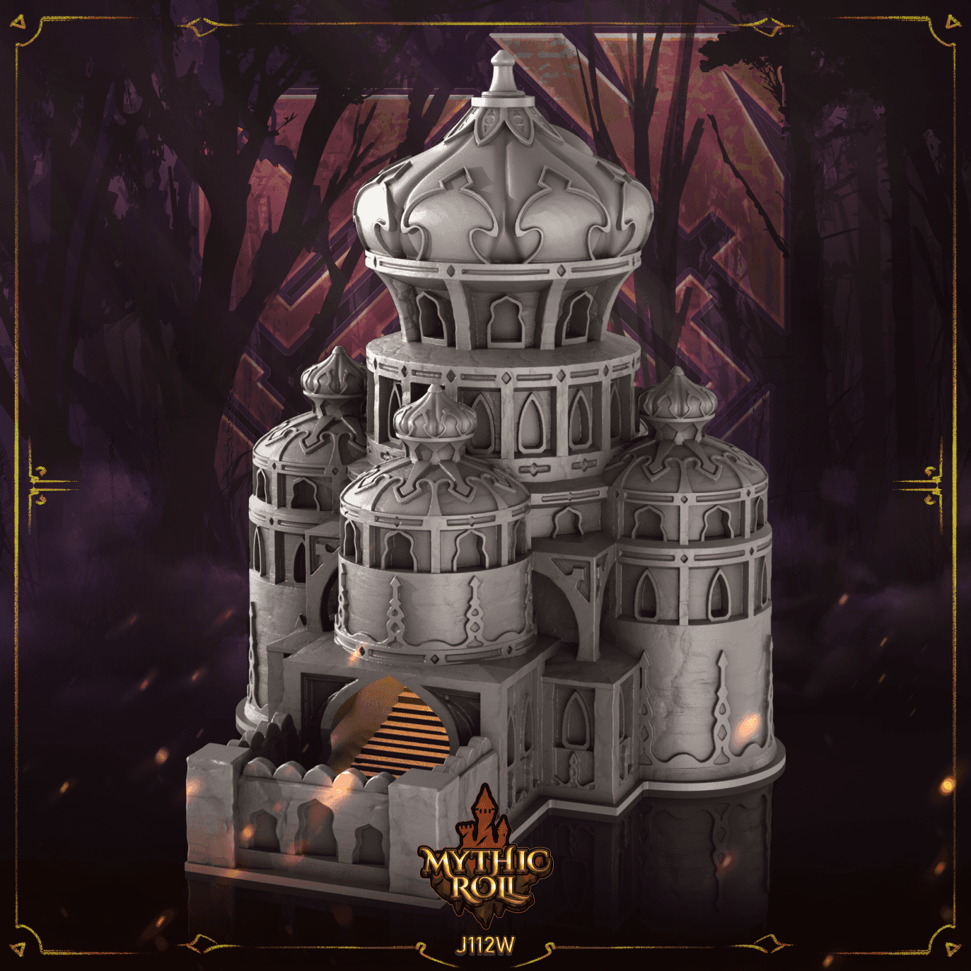 Mythic Roll Dice Tower - Al Qal'a - Black