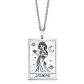 Disney X RockLove ALADDIN Jasmine Tablet Necklace - Sterling Silver