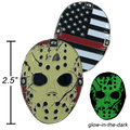 A-009 Thin Red Line Jason Voorhees Goalie Mask Friday the 13th Firefighter Fire Department Fighter - 