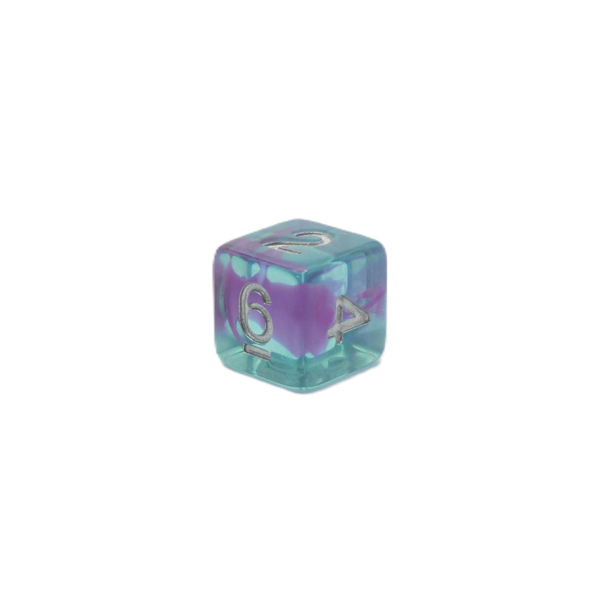 Jellyfish Essence 10d6 - DnD Dice Set | Acrylic RPG Gaming Dice - 