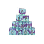 Jellyfish Essence 10d6 - DnD Dice Set | Acrylic RPG Gaming Dice - 