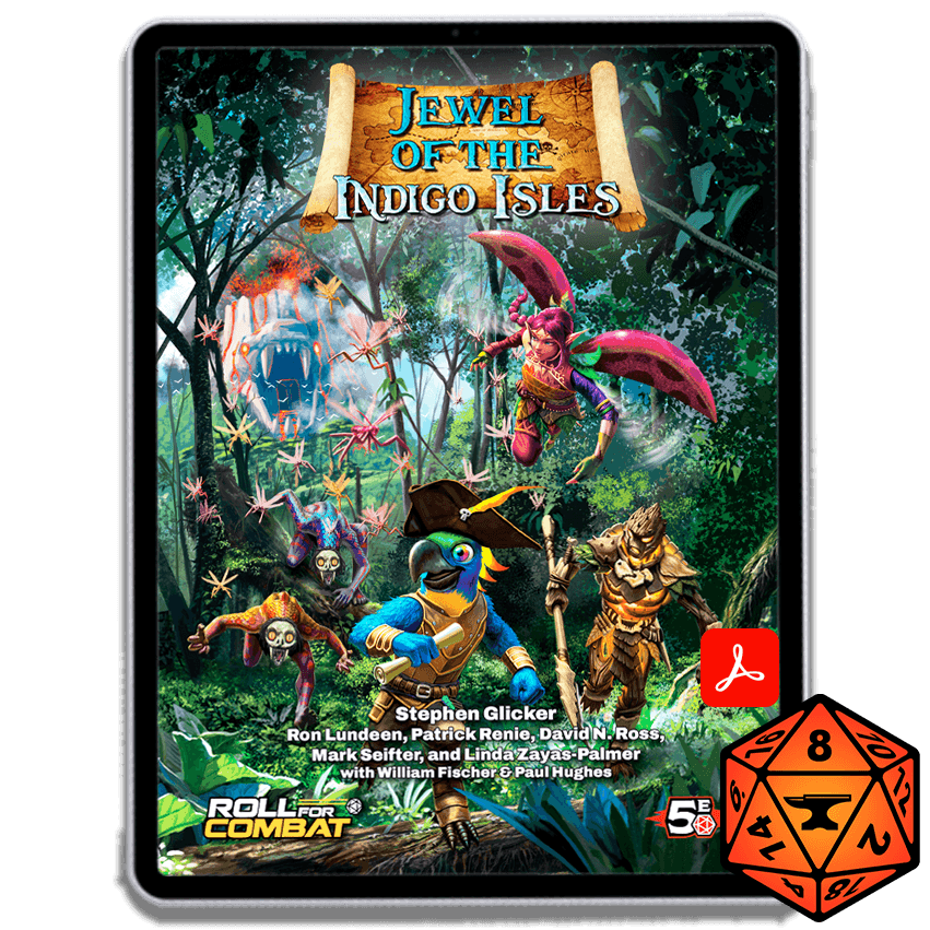 Jewel of the Indigo Isles PDF - D&D 5th Edition / PDF & Foundry VTT Module