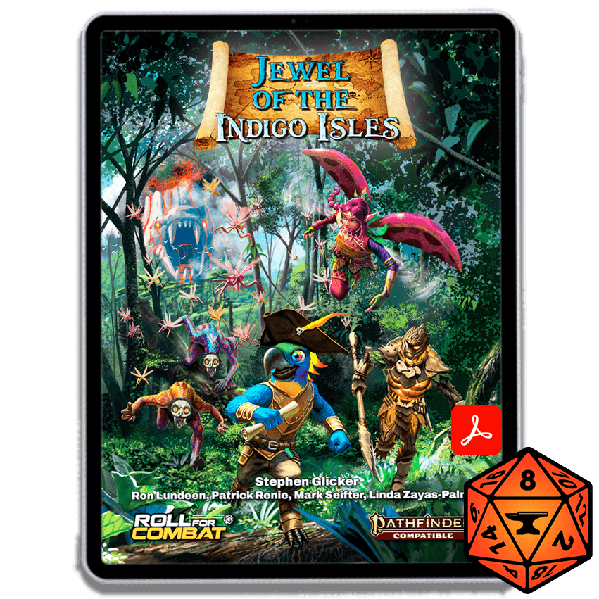 Jewel of the Indigo Isles PDF - Pathfinder 2nd Edition / PDF & Foundry VTT Module