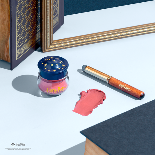 Harry Potter Holiday | Yule Ball Blush Lip & Cheek Blurring Pot & Silicone Applicator
