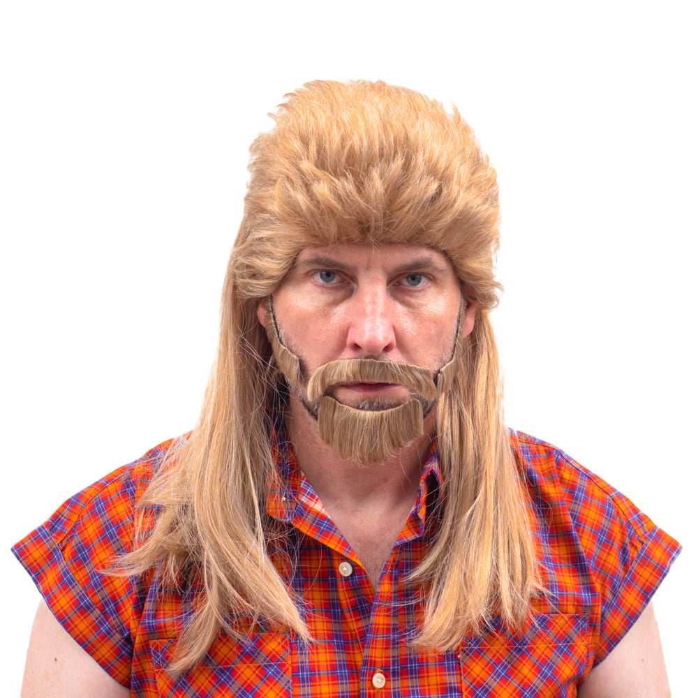 Joe the Janitor Dirt Wig and Beard Halloween Costume Cosplay - 