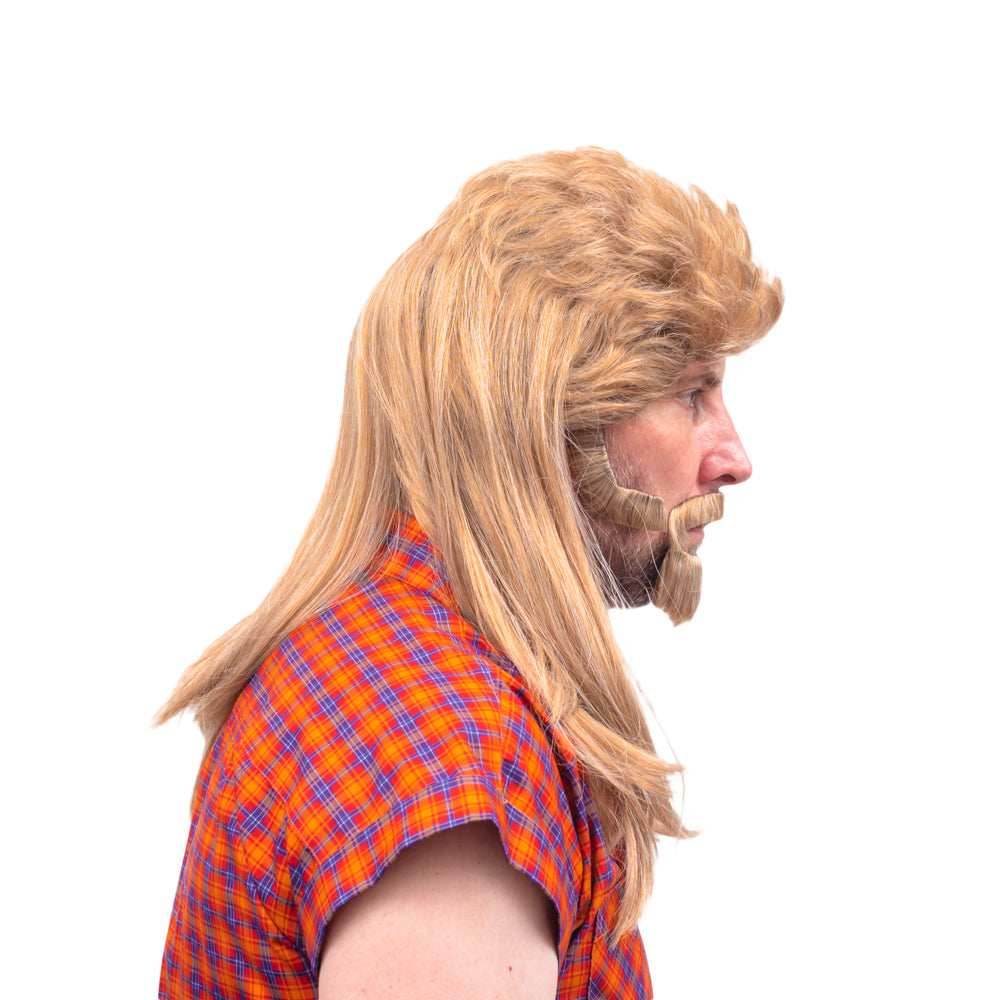 Joe the Janitor Dirt Wig and Beard Halloween Costume Cosplay - 
