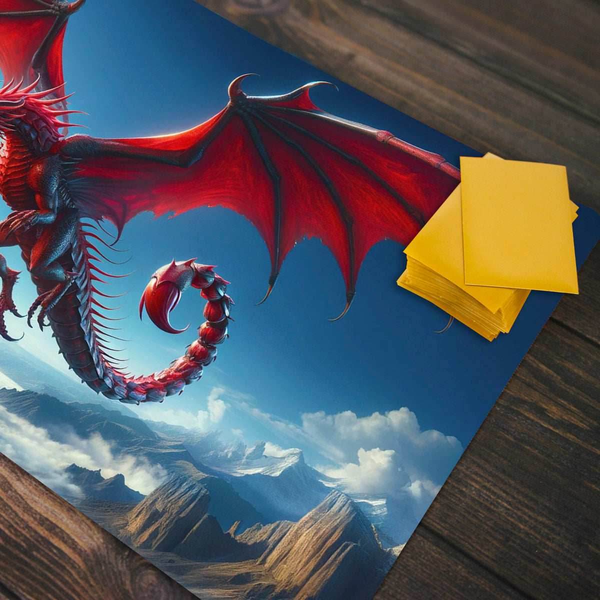 Dragon Scorpion Playmat - Standard Playmat / Plain
